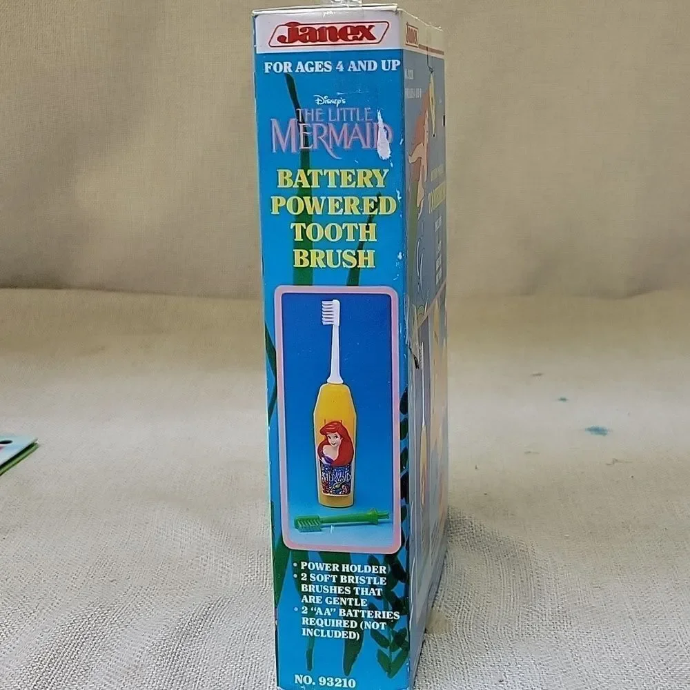 Little Mermaid Toothbrush, DVD,‎ book and Ursula figures